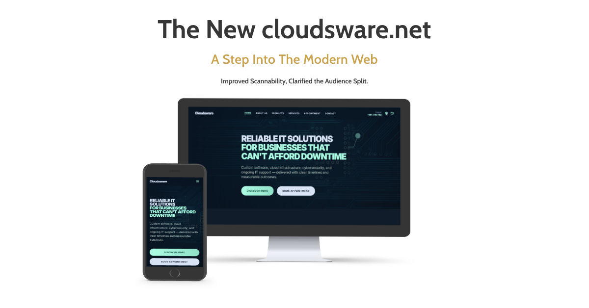 Cloudsware WordPress website redesign case study by hussein khalil